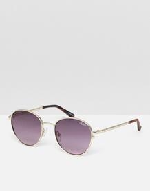 Круглые солнцезащитные очки Quay Australia Crazy Love - Золотой 1330632