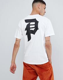 Белая футболка с логотипом на спине Primitive Skateboarding - Белый 1284089