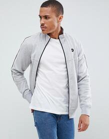 Трикотажная спортивная куртка с полосками на рукавах Jack & Jones Core 1287131