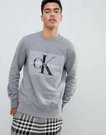 Серый свитшот Calvin Klein Jeans 90s Reissue - Серый 1282911