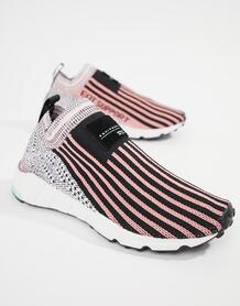 Черно-розовые кроссовки adidas Originals Eqt Support Sock 1/3 - Черный 1263539