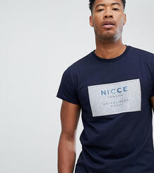 Темно-синяя футболка с логотипом Nicce эксклюзивно для ASOS Nicce London 1249729