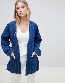 Джинсовая куртка в стиле кимоно Weekday - Синий 1325811