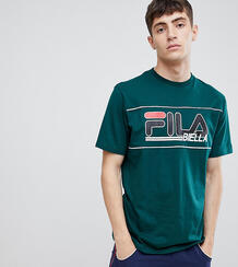 Зеленая футболка с логотипом Fila - Зеленый 1282444