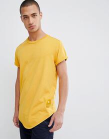 Свободная футболка горчичного цвета G-Star BeRAW Shelo - Желтый 1282724