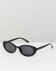 Черные большие солнцезащитные очки кошачий глаз Reclaimed Vintage insp 1231767