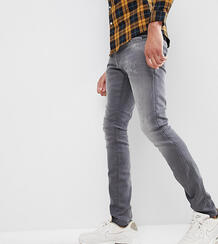 Черные выбеленные узкие джинсы с рваной отделкой G-Star Revend - Серый 1178135