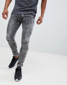 Эластичные джинсы скинни Soul Star - Черный 1319390