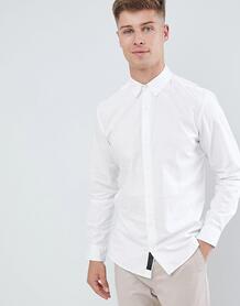 Строгая облегающая эластичная рубашка Produkt - Белый 1308206