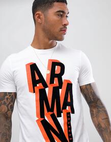 Белая узкая футболка Armani Exchange - Белый 1305720