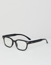Солнцезащитные очки с прозрачной оправой AJ Morgan - Черный 1285393