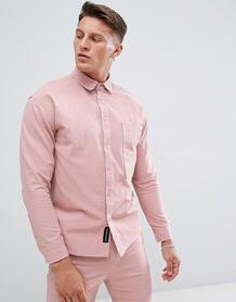 Комбинируемая рубашка с большим карманом Native Youth - Розовый 1328648