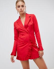 Платье-блейзер с плиссировкой Missguided - Красный 1339214