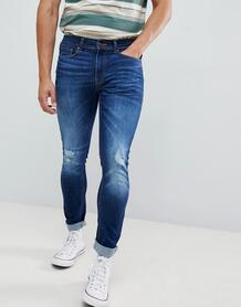 Выбеленные джинсы скинни Burton Menswear - Синий 1317407