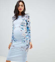 Облегающее платье с цветочным принтом Bluebelle Maternity - Мульти 1293608