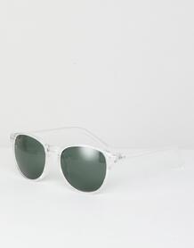 Квадратные солнцезащитные очки в стиле ретро с прозрачной оправой AJ M AJ Morgan 1285370