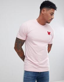 Облегающая розовая футболка с логотипом Good For Nothing - Розовый 1268054