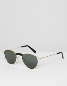 Солнцезащитные очки-авиаторы в золотистой оправе Le Specs Hot Stuff Ed 1328427