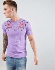 Фиолетовая футболка с принтом Hype - Фиолетовый 1261435