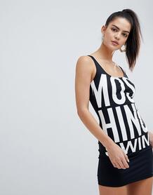 Пляжное платье-майка с логотипом Moschino - Черный Love Moschino 1195066