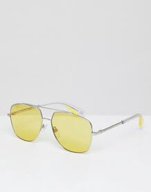 Солнцезащитные очки-авиаторы с желтыми стеклами Marc Jacobs Marc by Marc Jacobs 1296053
