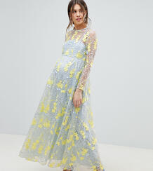 Платье макси с вышивкой ASOS EDITION Maternity - Мульти Asos Maternity 1249132