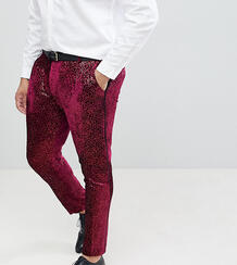 Облегающие брюки с пайетками ASOS EDITION Plus - Красный 1231724