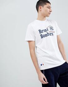 Белая футболка с логотипом New Era New York Yankees Bronx Bombers 1283676