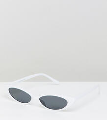 Солнцезащитные очки кошачий глаз в белой оправе Glamorous - Белый 1304095