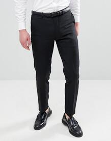 Облегающие брюки из 50% шерсти Harry Brown - Черный 1297810