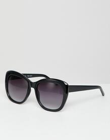 Большие черные солнцезащитные очки кошачий глаз AJ Morgan - Черный 1275097