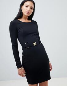 Платье с поясом Versace Jeans - Черный 1321768