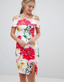 Платье-футляр с цветочным принтом Coast - Белый 1312485