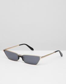 Квадратные солнцезащитные очки Vow London Narrow - Черный 1304027