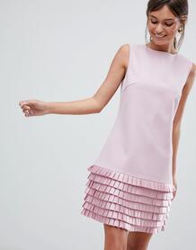 Платье с атласной отделкой Ted Baker - Розовый Ted Baker 1324910