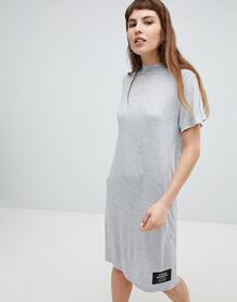 Платье-футболка с высоким воротником Cheap Monday - Серый 1302146