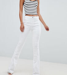 Белые расклешенные брюки ASOS DESIGN Tall - Белый Asos Tall 1287450