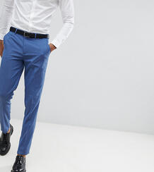 Светло-синие строгие облегающие брюки ASOS DESIGN Tall - Синий 1202533