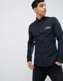 Черная облегающая рубашка с логотипом Love Moschino - Черный 1299333