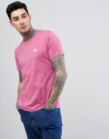 Розовая футболка с логотипом Pretty Green - Розовый 1250802