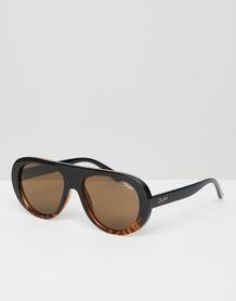 Солнцезащитные очки Quay Australia Bold Move - Коричневый 1301976