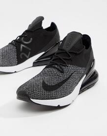 Черные кроссовки Nike Air Max 270 Flyknit AO1023-001 - Черный 1208099