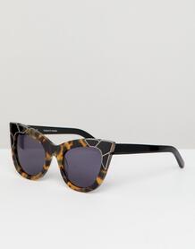 Черепаховые солнцезащитные очки кошачий глаз Pared - Коричневый Pared Sunglasses 1221158