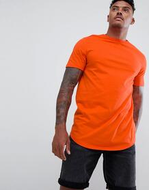 Обтягивающая оранжевая футболка River Island - Оранжевый 1331128