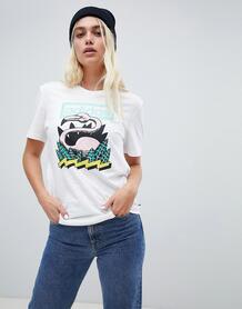 Oversize-футболка с принтом фламинго adidas Skateboarding - Мульти 1164657