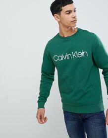 Свитшот с логотипом Calvin Klein - Зеленый 1304780