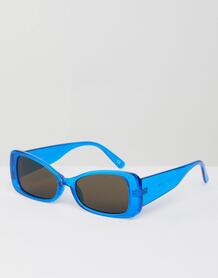 Квадратные солнцезащитные очки ASOS DESIGN - Синий 1212092