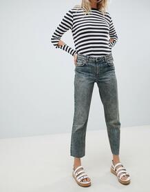 Укороченные джинсы прямого кроя Cheap Monday - Синий 1283723