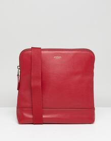 Кожаная сумка через плечо Knomo London - Красный 1280493