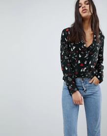 Куртка-рубашка в винтажном стиле Lily and Lionel - Черный 1222274